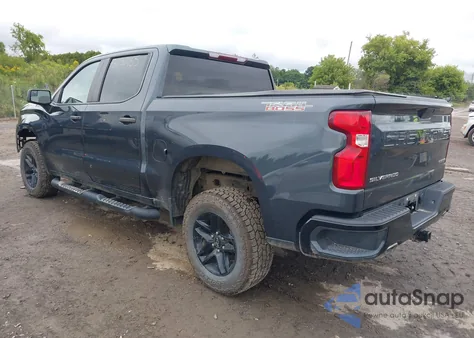 2021 Chevrolet Silverado 1500 4Wd Short Bed Custom Trail Boss из США, поврежденный, VIN 1GCPYCEF7MZ363208